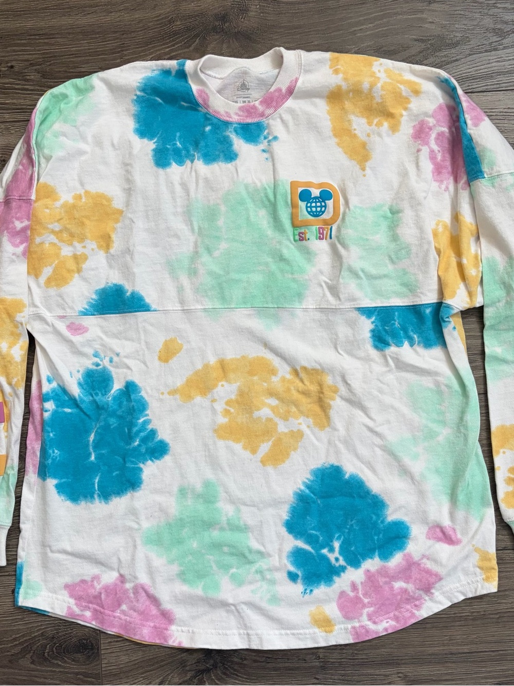 Walt Disney World Pastel Tie-Dye Spirit Jersey XL